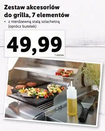 Lidl Zestaw akcesoriów do grilla, 7 elementów oferta