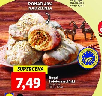Lidl Rogal świętomarciński oferta