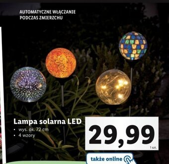 Lidl Lampa solarna LED oferta