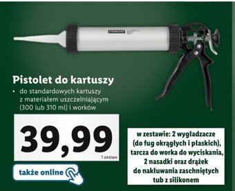 Lidl Pistolet do kartuszy oferta