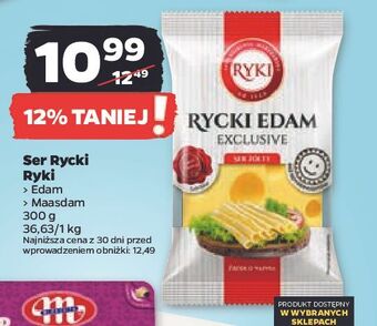 Netto Ser rycki edam exclusive ryki oferta