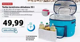 Lidl Torba termiczna 35 l rocktrail oferta