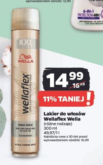 Netto Lakier do włosów shiny hold wellaflex oferta
