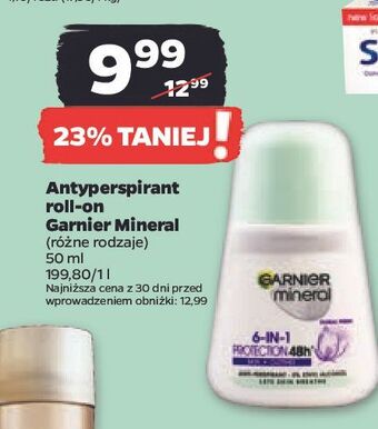 Netto Dezodorant floral fresh garnier mineral protection 6 oferta