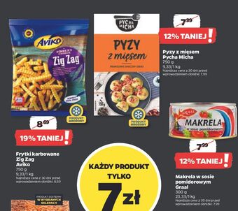 Netto Frytki karbowane aviko zig zag oferta