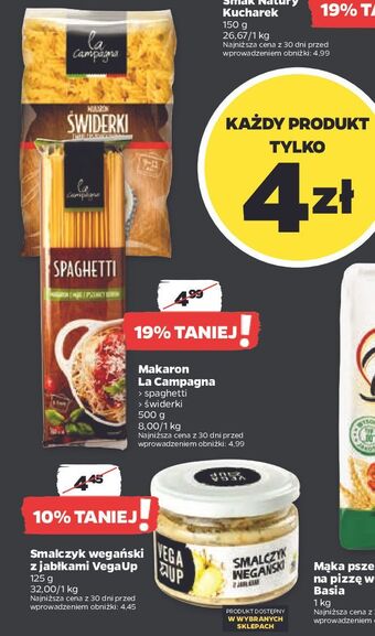 Netto Makaron spaghetti la campagna oferta