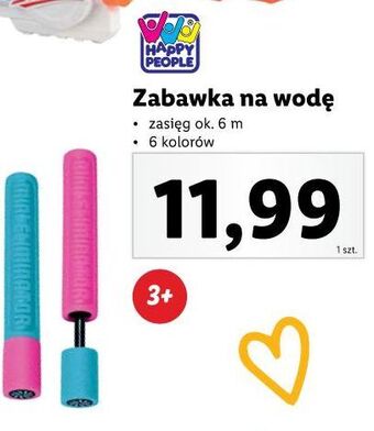 Lidl Zabawka na wodę 6m happy people oferta