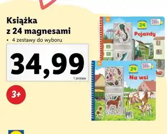 Lidl Książeczka z magnesami pojazdy oferta