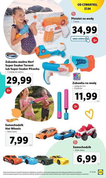Lidl Pistolet na wodę playtive oferta