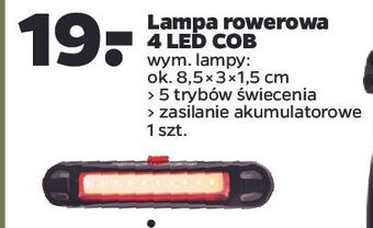 Netto Lampa rowerowa tylna 4 led oferta