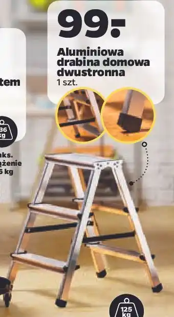 Netto Drabina aluminiowa 3-stopniowa oferta