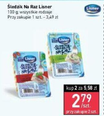 Stokrotka Lisner Śledzik na raz 100g oferta