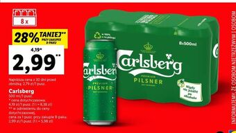 Lidl Piwo carlsberg oferta