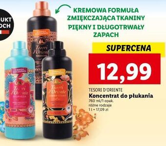 Lidl Koncentrat do płukania hammam tesori d'oriente oferta