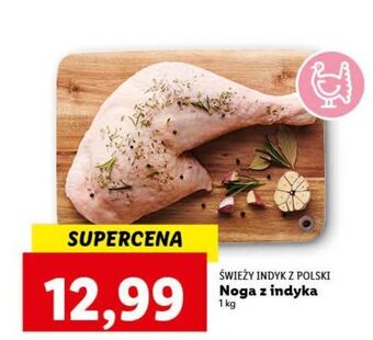 Lidl Noga z indyka świeży indyk z polski oferta