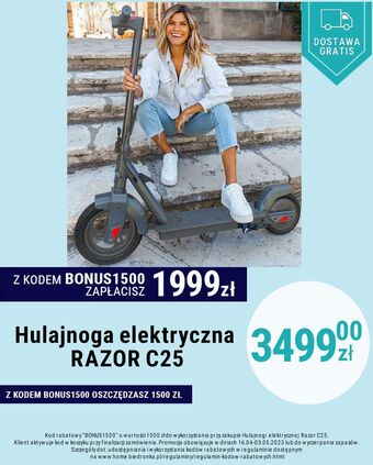 Hulajnoga elektryczna c25 razor