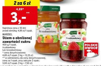 Lidl Dżem brzoskwiniowy maribel oferta