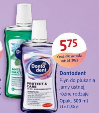 dm drogerie markt Dontodent Płyn do płukania 500 ml oferta