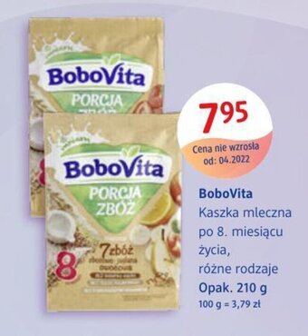 dm drogerie markt BoboVita Kaszka mleczna 210 g oferta