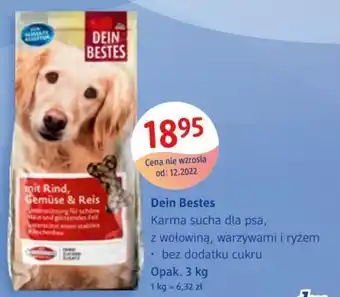 dm drogerie markt Dein Bestes Karma sucha dla psa 3 kg oferta