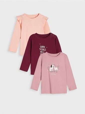 Sinsay Koszulki 3 pack oferta