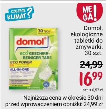 Rossmann Tabletki do zmywarki domol oferta