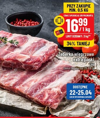 Polomarket Żeberka wieprzowe oferta