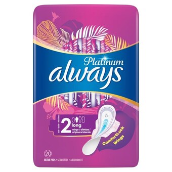 Selgros Always platinum super (rozmiar 2) podpaski ze skrzydełkami x80 oferta