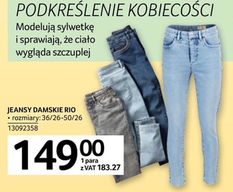 Selgros Jeansy damskie oferta