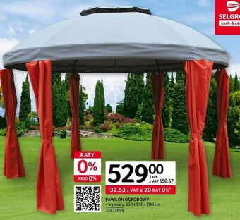 Selgros Pawilon ogrodowy oferta