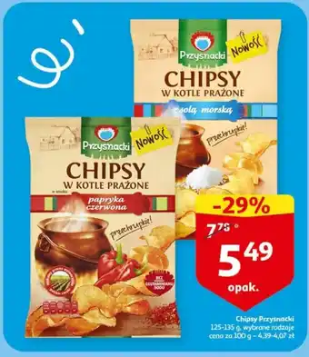 Auchan Przysnacki Chipsy 125-135g oferta