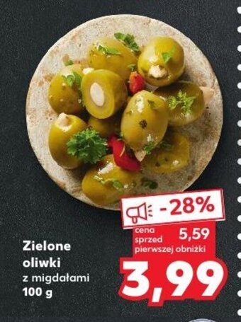 Kaufland Zielone oliwki 100g oferta