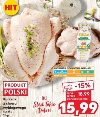 Kaufland Kurczak z chowu wybiegowego 1kg oferta