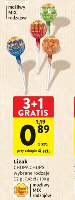 Intermarche Chupa Chups Lizak 12g oferta