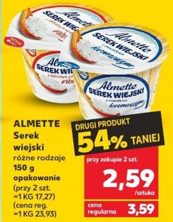 Kaufland Almette Serek wiejski 150g oferta