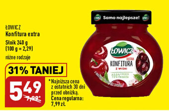 ALDI Łowicz Konfitura extra 240g oferta