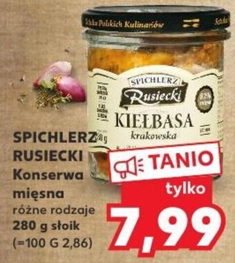 Kaufland Spichlerz Rusiecki Konserwa mięsna 280g oferta