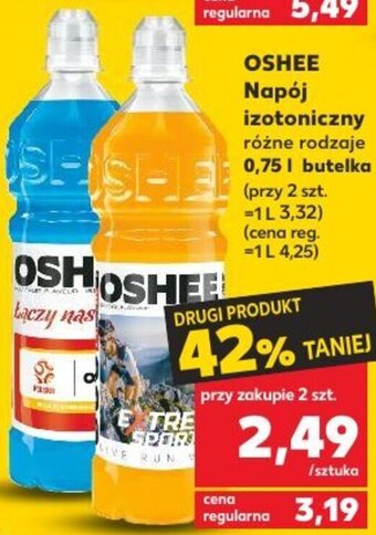 Kaufland Oshee Napój izotoniczny 0,75l oferta