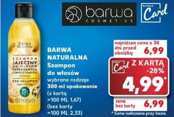 Kaufland Barwa Naturalna Szampon do włosów 300ml oferta