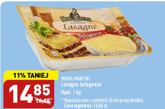 ALDI Mama Mancini Lasagne bolognese 1kg oferta