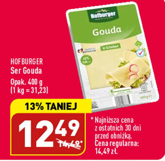 ALDI Hofburger Ser Gouda 400g oferta