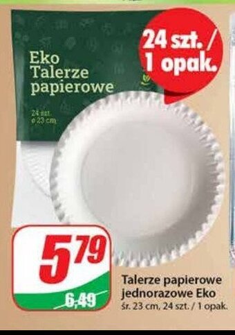 Dino Talerz papierowy 23 cm oferta