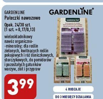 ALDI Pałeczki nawozowe do roślin kwitnących garden line oferta