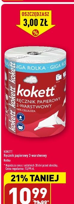ALDI Ręcznik papierowy 2-warstwowy kokett oferta