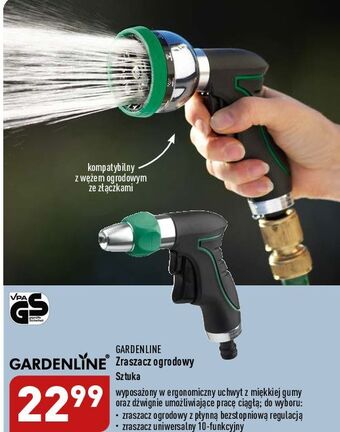ALDI Zraszacz ogrodowy z bestopniową regulacją garden line oferta