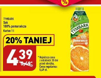 ALDI Sok pomarańczowy tymbark 1936 oferta