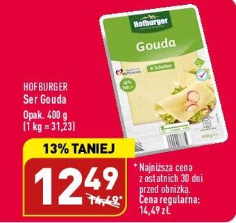 ALDI Ser gouda hofburger oferta