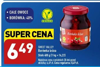 ALDI Borówka leśna sweet valley oferta