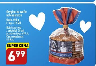 ALDI Wafle holenderskie oryginalne przekładane karmelem oferta