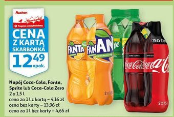 Auchan Napój pomarańczowy fanta oferta